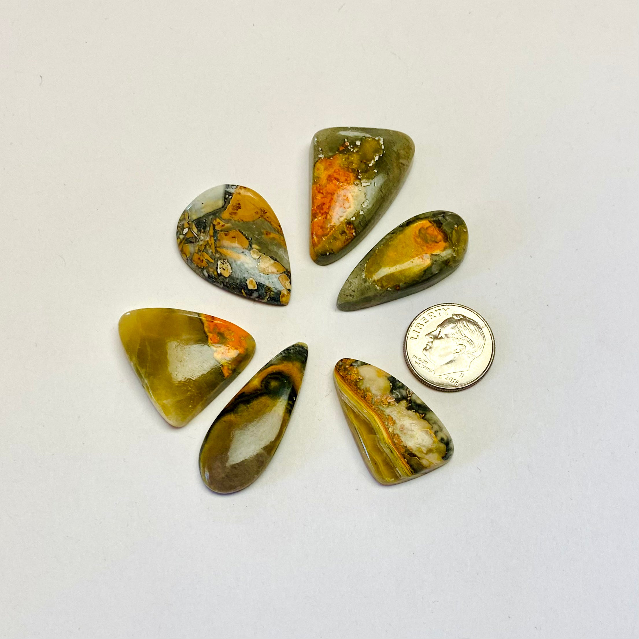 Bumblebee Jasper Cabochons Mountain Mineral Market